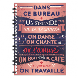 Cahier A5 "Dans ce bureau..." ART GRAFIK International Ikaipaka