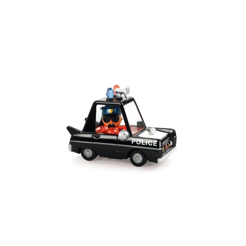 Crazy Motors Voiture Hurry Police Djeco Ikaipaka jeux & jouets
