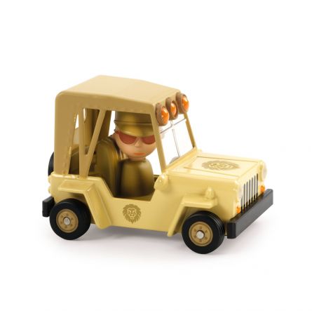 Crazy Motors Voiture Lion Safari Djeco Ikaipaka jeux & jouets