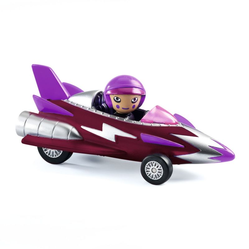 Crazy Motors Voiture Miss Burgundy Djeco Ikaipaka jeux & jouets