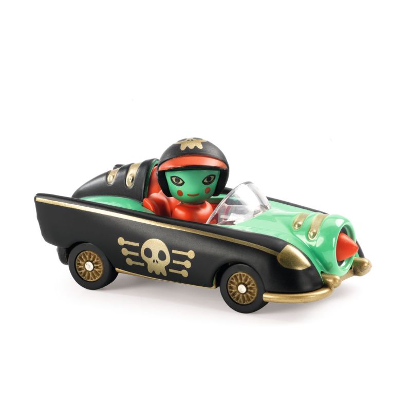 Crazy Motors Voiture Pirate Wheels Djeco Ikaipaka jeux & jouets