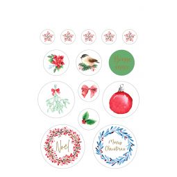 Stickers Book Xmas Berries 168 Stickers Artemio Artemio