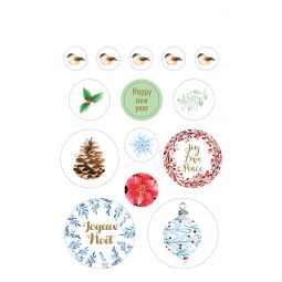Stickers Book Xmas Berries 168 Stickers Artemio Artemio