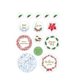 Stickers Book Xmas Berries 168 Stickers Artemio Artemio