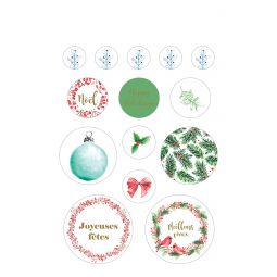 Stickers Book Xmas Berries 168 Stickers Artemio Artemio