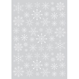 Décalcomanie Let it snow Flocons Artemio Artemio Ikaipaka jeux