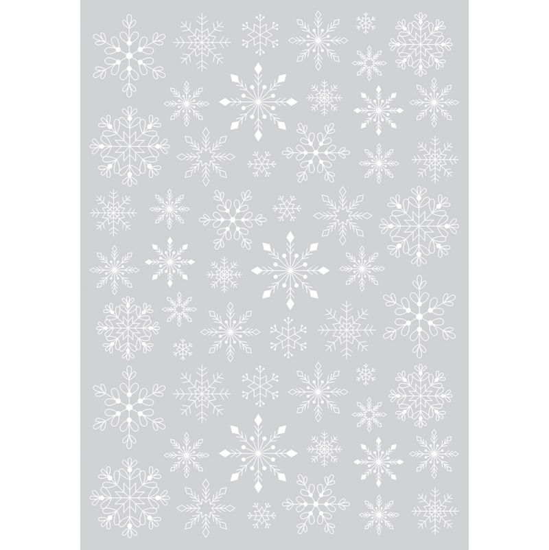 Décalcomanie Let it snow Flocons Artemio Artemio Ikaipaka jeux