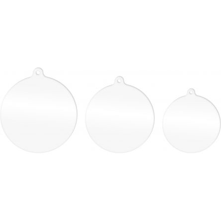 Set 3 boules transparentes rondes Artemio Ikaipaka jeux &