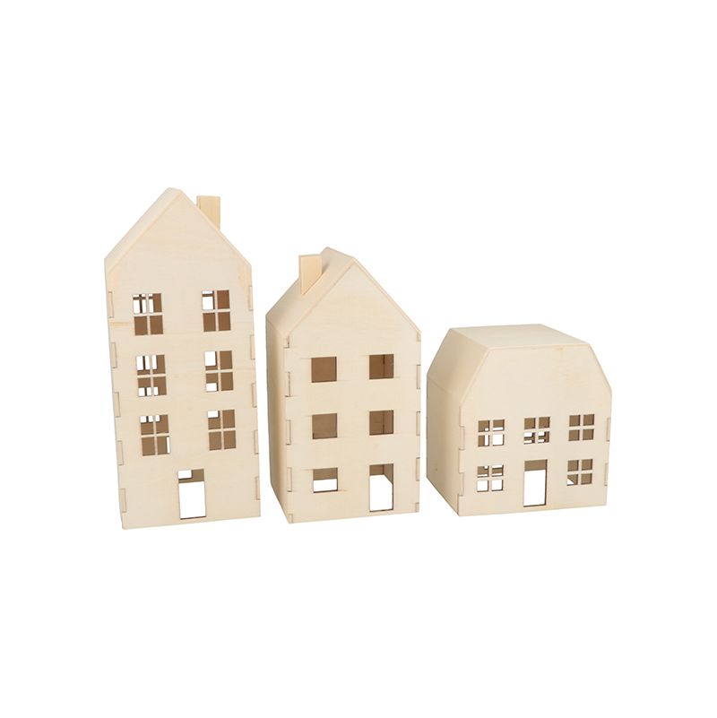 Set 3 maisons fermées Artemio Artemio Ikaipaka jeux & jouets