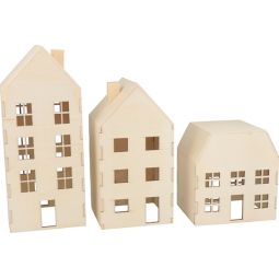 Set 3 maisons fermées Artemio Artemio Ikaipaka jeux & jouets