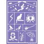 Grimtout pochoir maquillage Magie Grimtout Ikaipaka jeux &