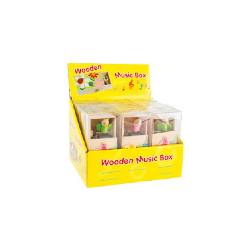 Boite à musique en bois  Ikaipaka jeux & jouets Royan