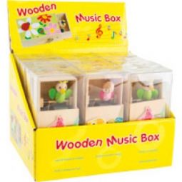 Boite à musique en bois  Ikaipaka jeux & jouets Royan