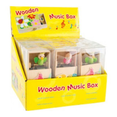 Boite à musique en bois  Ikaipaka jeux & jouets Royan