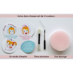 Grimtout palette de maquillage 4 couleurs La sorcière Grimtout