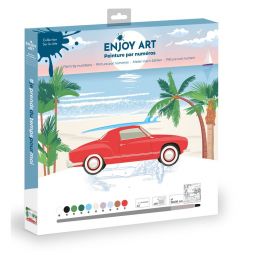 Peinture aux numéros Enjoy Art Bord de Mer Oz Ikaipaka jeux &