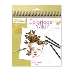 Carnet de coloriage Wild 7 Avenue Mandarine Ikaipaka jeux &
