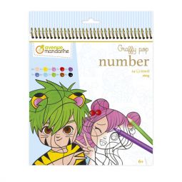 Graffy Pop Number Manga Avenue Mandarine Ikaipaka jeux & jouets