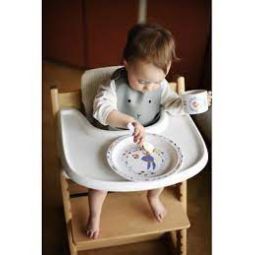 Coffret Vaisselle Gabin Lapin 5 pièces Ebulobo Ikaipaka jeux &