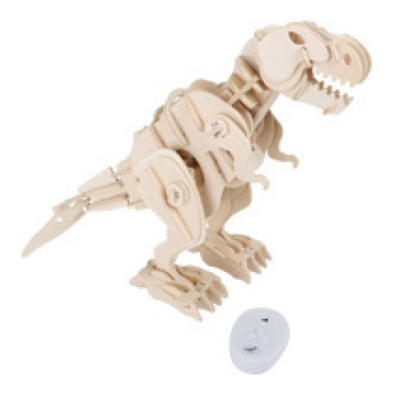 Kit en bois Dino-robot T-rex avec télécommande - IkaIpaka Royan
