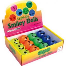 Balles bondissantes smiley "tetes lumineuses" Legler Ikaipaka