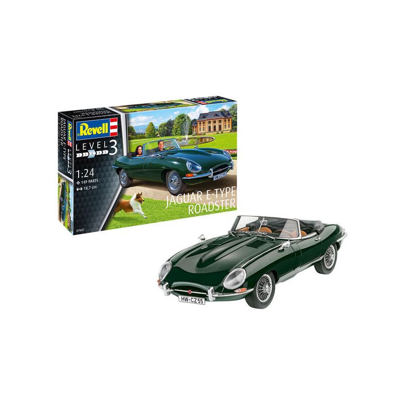 Maquette Voiture Jaguar E-Type Roadster Revell REVELL Ikaipaka