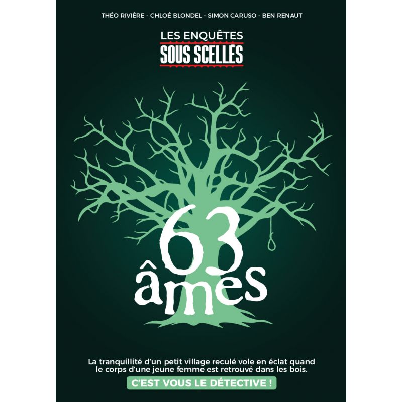 Sous Scellés - 63 âmes  Ikaipaka jeux & jouets Royan