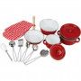 Batterie Cuisine "rouge" Legler Ikaipaka jeux & jouets Royan