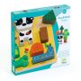 Puzzle Bois Match Happy Djeco Ikaipaka jeux & jouets Royan
