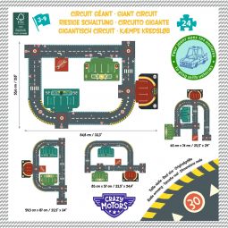 Crazy Motors City Circuit Djeco Ikaipaka jeux & jouets Royan