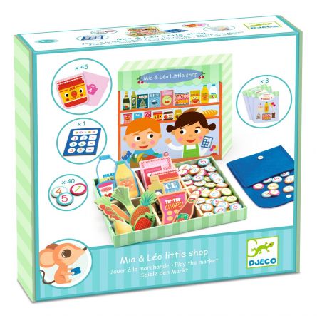 Jeu d'imitation Mia & Léo Little Shop Djeco Ikaipaka jeux &