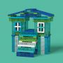 Hello Box Ocean-Mix 100 briques Bioblo  Ikaipaka jeux & jouets