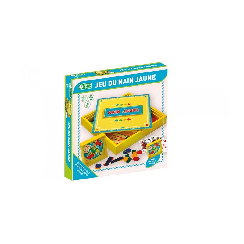Nain Jaune en bois  Ikaipaka jeux & jouets Royan