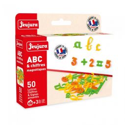 Coffret 50 lettres cursives aimantées Jeujura JEUJURA Ikaipaka