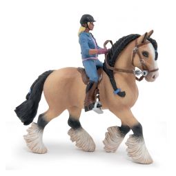 Tinker et sa jeune cavalière PAPO Papo Ikaipaka jeux & jouets