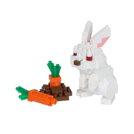 Nanoblock Lapin avec carottes nanoblock Ikaipaka jeux & jouets