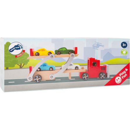 Camion transport de voitures Small Foot Ikaipaka jeux & jouets