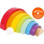 Arc-en-ciel Blocs de construction Small Foot Ikaipaka jeux &