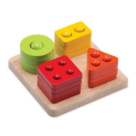 Jeu d'encastrement Formes et Chiffres Wonderworld Ikaipaka jeux