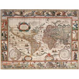 Puzzle 2000p Mappemonde Ravensburger Ikaipaka jeux & jouets