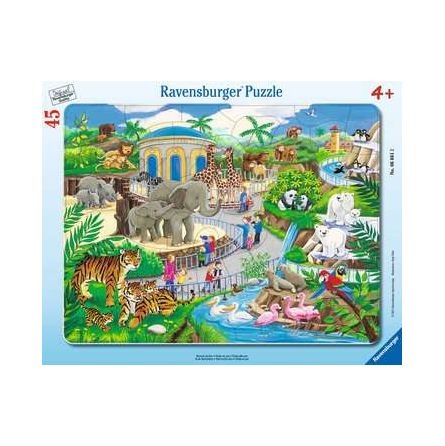 Puzzle 45p Visite au Zoo Ravensburger Ikaipaka jeux & jouets