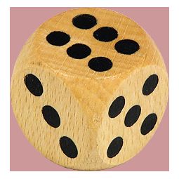 Gros dé en bois marc vidal Ikaipaka jeux & jouets Royan