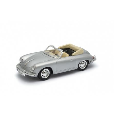 Voiture miniature Porsche 356 Berline Coupé Cabriolet grise