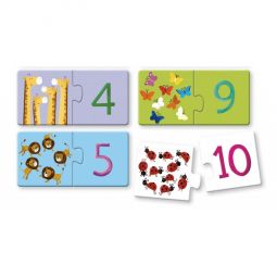 Puzzle 2p Les Chiffres Sassi Ikaipaka jeux & jouets Royan