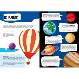 Puzzle + livre L'Espace, Le Système Solaire Sassi Ikaipaka jeux