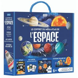 Le Coffret du Méga Atlas de L'Espace Sassi Ikaipaka jeux &