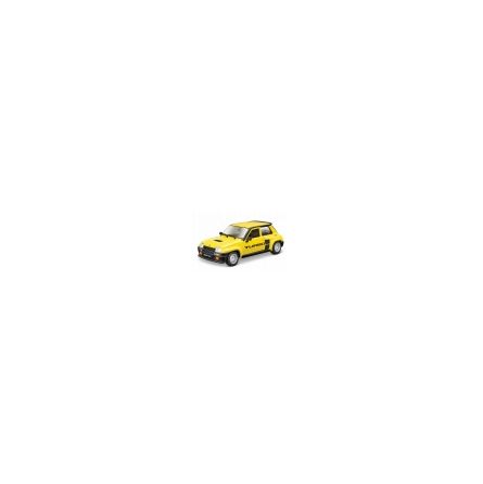 Voiture miniature Renault R5 Turbo jaune 1/24  Ikaipaka jeux &