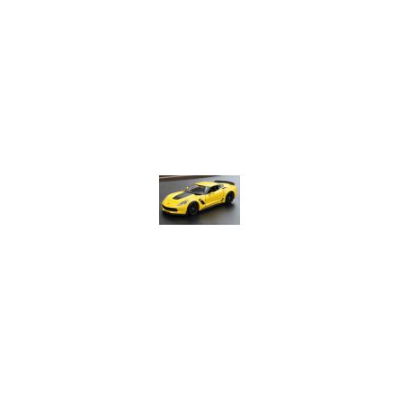 Voiture miniature Chevrolet Corvette Jaune 1/24  Ikaipaka jeux