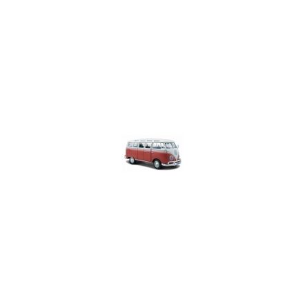 Voiture miniature Volkswagen Samba van rouge - échelle 1/25 