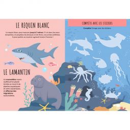 Livre Stickers et Activités La Mer Sassi Ikaipaka jeux & jouets